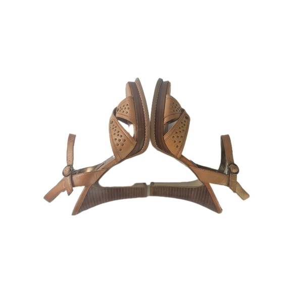 New Chinese Laundry Leather Heeled Sandals Size 8 - Picture 5 of 9
